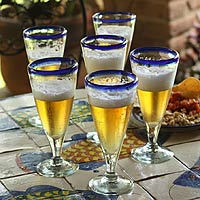 Beer glasses, Bohemia (set of 6)