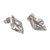 Sterling silver drop earrings, 'Divine Leaf' - Leafy Sterling Silver Drop Earrings in a Polished Finish