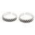 Sterling silver toe rings, 'Perfect Pair' (pair) - Hand Crafted Sterling Silver Toe Rings from India (Pair) thumbail