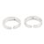 Sterling silver toe rings, 'Perfect Pair' (pair) - Hand Crafted Sterling Silver Toe Rings from India (Pair) (image 2d) thumbail