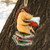 Papier mache ornament, 'Hedgehog's Delight' - Hand-Painted Papier Mache Ornament of Hedgehog and Books