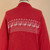 Knit sweater, 'Christmas Llamas' - Christimas and Andean-Themed Red Knit Sweater from Peru