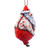 Adorno de papel maché - Adorno de Papá Noel de papel maché pintado a mano de Armenia