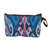 Ikat travel bag, 'Vintage Ikat' - Traditional Ikat Patterned Cosmetic Bag with Zipper Closure