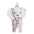 Sterling silver pendant, 'Charming Elephant' - Sterling Silver Elephant Pendant from Mexico