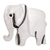 Sterling silver stud earrings, 'Proud Elephant' - Sterling Silver Elephant Stud Earrings