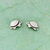 Aretes de plata de ley - Pendientes de plata de ley con forma de tortuga pequeña de México