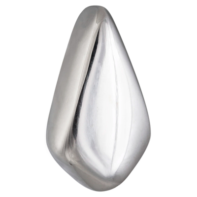 Sterling silver stud earrings, 'Dewfall' - Sterling Silver Minimalist Teardrop Stud Earrings
