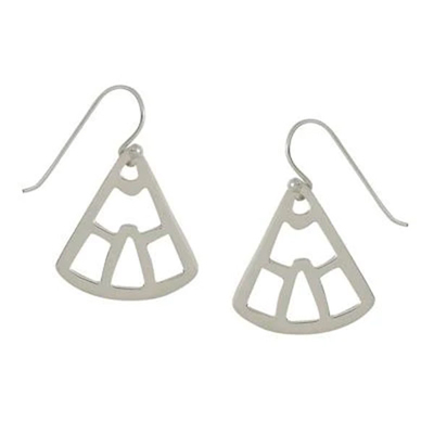 Sterling silver dangle earrings, 'Mystic Reverie' - Contemporary Sterling Silver Dangle Earrings