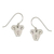 Sterling silver dangle earrings, 'Dancing Ram' - Sterling Silver Ram Dangle Earrings from Mexico