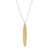 Gold-plated pendant necklace, 'Lucidity' - Gold-Plated Sterling Silver Pendant Necklace