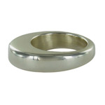 Sterling silver band ring, 'Streamline' - Sterling Silver Modern Unisex Band Ring from Mexico