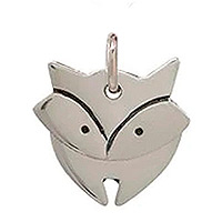 Sterling silver pendant, 'Dancing Fox' - Sterling Silver Fox Pendant from Mexico