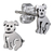 Sterling silver stud earrings, 'Precious Puppy' - Sterling Silver Puppy Dog Stud Earrings from Mexico