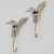Metal wall hooks, 'Flying Hummingbirds' (set of 2) - Set of 2 Metal Hummingbird Wall Hooks from Mexico