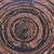 Lacquered bamboo decorative plate, 'Earth Vortex' - Handmade Decorative Bamboo Plate with Lacquer Finish