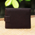 Leather wallet, 'Everyday Traveler in Espresso' - Handcrafted Leather Wallet in Espresso from Thailand