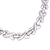 Sterling silver link bracelet, 'Silver Kiss' - Sterling Silver X and O Chain Link Bracelet from Mexico