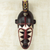 Afrikanische Holzmaske - Kunsthandwerklich gefertigte Senufo-Replik afrikanischer Wandmaske aus Holz