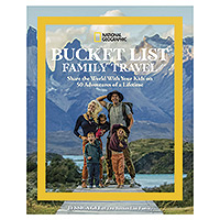 'la familia de la lista de deseos' - el libro de tapa dura de National Geographic de la familia de la lista de deseos