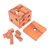 Wood puzzle, 'Cubed' - Hand Made Raintree Wood Puzzle Game