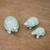 Celadon ceramic statuettes, 'Lucky Turtles' (set of 3) - Celadon Ceramic Sculptures (Set of 3)