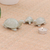 Celadon ceramic statuettes, 'Lucky Turtles' (set of 3) - Celadon Ceramic Sculptures (Set of 3)