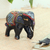 Lacquered wood figurines, 'Young Thai Elephant' - Lacquered Wood Figurine
