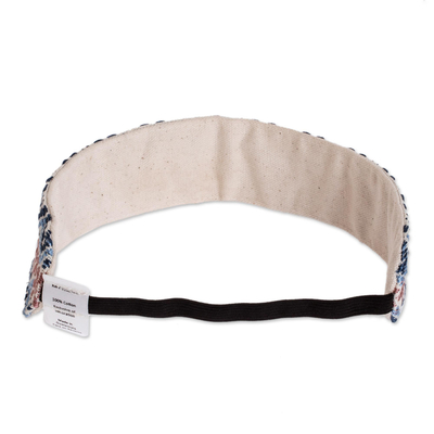 Stirnband aus Baumwolle - Handgewebtes Stirnband aus reiner Baumwolle