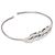 Silver cuff bracelet, 'Sapan' - Handcrafted Fine Silver Cuff Bracelet