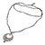 Halskette mit Anhänger aus Zuchtperlen - Halskette mit Anhänger aus kultivierten Süßwasserperlen und schwarzem Kordel