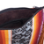 Suede-accented wool shoulder bag, 'Inca Inspiration' - Wool Shoulder Bag with Suede Trim