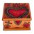 Decoupage wood decorative box, 'Tonala Sacred Heart' - Sacred Heart Motif Decorative Box (image 2b) thumbail