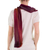 Rayon scarf, 'Solola Wine Cocoa' - Handcrafted Rayon Scarf