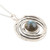 Labradorite pendant necklace, 'Modern Shield' - Sterling Silver Pendant Necklace with Natural Labradorite (image 2c) thumbail