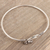 Sterling silver anklet, 'Unique Finesse' - Sterling Silver Charm Anklet Handcrafted in India