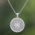 Sterling silver filigree pendant necklace, 'Jogja Shield' - Sterling Silver Filigree Pendant Necklace Handmade in Java