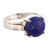 Lapis lazuli cocktail ring, 'Deep Blue Aura' - Modern Peru Lapis Lazuli Single Stone Ring