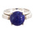 Lapis lazuli cocktail ring, 'Deep Blue Aura' - Modern Peru Lapis Lazuli Single Stone Ring