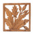Wood wall panel, 'Window to Paradise' - Hand-Carved Balinese Floral and Leafy Suar Wood Wall Panel
