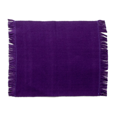 Manteles individuales y servilletas de algodón (juego de 4) - Manteles individuales a rayas de tejidos a mano con servilletas (juego de 4)