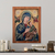 Cedar relief panel, 'Our Lady of Perpetual Help' - Religious Cedar Wood Relief Wall Panel