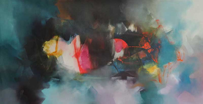 'Armonías de la serenidad' (2010) - Pintura al óleo abstracta