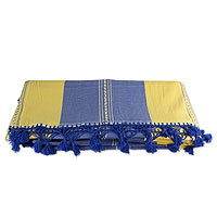 Zapotec cotton bedspread, 'Oaxaca Morn' (king) - Zapotec cotton bedspread (King)