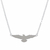 Sterling silver pendant necklace, 'Soaring Eagle' - Freedom Eagle in 925 Sterling Silver Necklace Thai jewellery