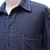 Men's cotton shirt, 'Everyday Comfort' - Men's Cotton Denim Casual Shirt