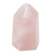 Rose quartz sculpture, 'Obelisk of Love' - Handcrafted Rose Quartz Obelisk Sculpture from Brazil