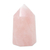 Rose quartz sculpture, 'Obelisk of Love' - Handcrafted Rose Quartz Obelisk Sculpture from Brazil