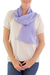 Cotton scarf, 'Spring Lily' - Cotton scarf