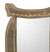 Wood wall mirror, 'Odo Hemaa Queen' - Handcrafted Antiqued Sese Wood Wall Mirror from Ghana